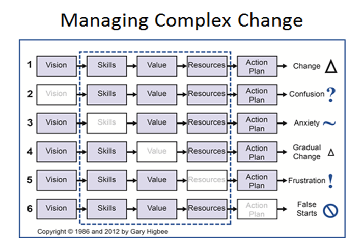 Managing Complex Change Chart